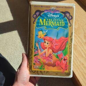 Disney's The Little Mermaid Gold and Green VHS